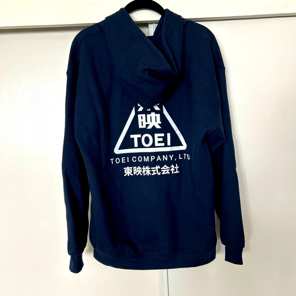 Toei company Kamen rider navy zip up hoodie